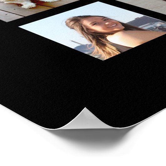 20 BildvorlagenCollage mit benutzerdefiniertem Tex Poster (Ecke)