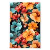 #20 Blumenmuster Fotodruck (Vorne)