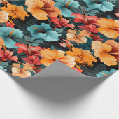 #20 Blumenmuster Geschenkpapier (Ecke)