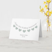 20. China Hochzeitstag mit Herzen Karte (Gelbe Blume)