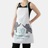 20. China Hochzeitstag niedliche Elefant-Schürze Schürze (InSitu)