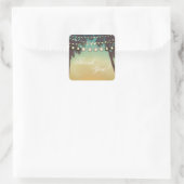 20 Danke Stickers Beach Sunset Palm Tree Strin (Tasche)