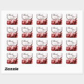20 Danke Stickers Blood Spritzer Vampire Gothi (Blatt)