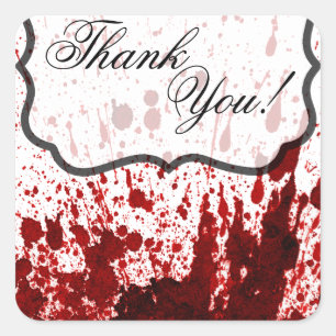 20 Danke Stickers Blood Spritzer Vampire Gothi