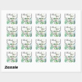 20 Danke Stickers Boho Llama Bohemisch Cacti De (Blatt)