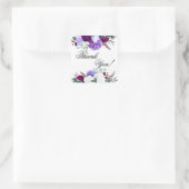 20 Danke Stickers Lavender Hibiskus auf White (Tasche)