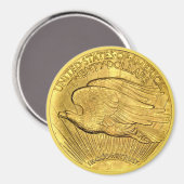 20 Dollar Eagle Gold Piece Magnet (Vorderseite/Rückseite)