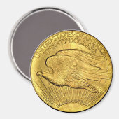 20-Dollar-US-Eagle-Goldstück Magnet (Vorderseite/Rückseite)