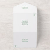 20. Emerald Wedding Jubiläum All In One Einladung (Außenbereich)