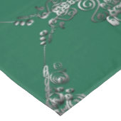 20. Emerald Wedding Jubiläum Tablecloth Tischdecke (Schrägansicht)