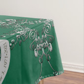 20. Emerald Wedding Jubiläum Tablecloth Tischdecke (Beispiel)