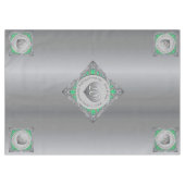 20. Emerald Wedding Jubiläum Tablecloth Tischdecke (Vorderseite (Horizontal))