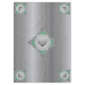 20. Emerald Wedding Jubiläum Tablecloth Tischdecke (Vorderseite)