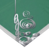 20. Emerald Wedding Jubiläum Tablecloth Tischdecke (Schrägansicht)