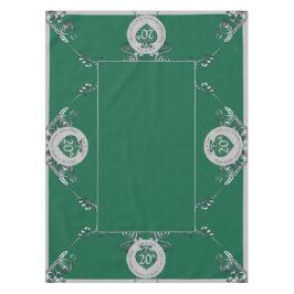 20. Emerald Wedding Jubiläum Tablecloth Tischdecke