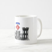 20. Engineer Brigade-Im Flugzeug Chrome Castle Kaffeetasse (VorderseiteRechts)