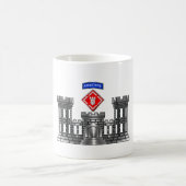 20. Engineer Brigade-Im Flugzeug Chrome Castle Kaffeetasse (Mittel)