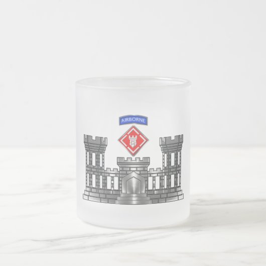 20. Engineer Brigade-Im Flugzeug Chrome Castle Mattglastasse (Mittel)