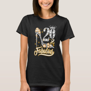20 & Fabulous 20 Jahre alt 20. Geburtstag Diamond  T-Shirt