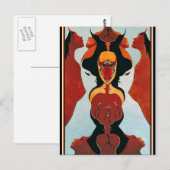 20 Faces - Stammestanz Postkarte (Vorne/Hinten)