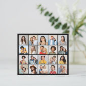 20 Farbkarte/Blatt Papier für Fotocollage bearbeit (Stehend Vorderseite)