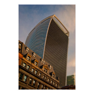 20 Fenchurch Street Walkie Talkie Gebäude London Poster