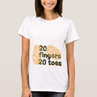 20 Fingers 20 Zehen T-Shirt