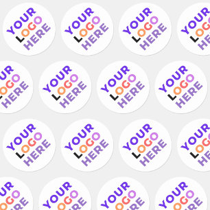 20 Firmenlogo für kundenspezifische Produkte   Mar Runder Aufkleber