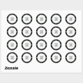 20 Firmenlogos hier | Standard Simple Stickers (Blatt)