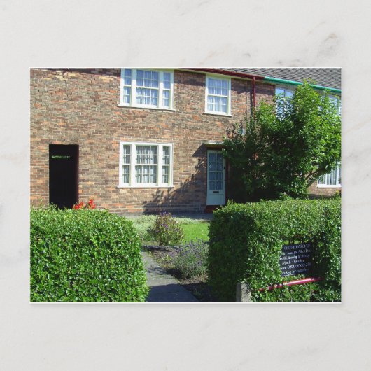 20 Forthlin Road, Liverpool UK Postkarte (Vorderseite)