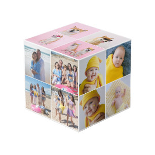 20 Foto Benutzerdefiniertes Personalisiertes Foto Würfel