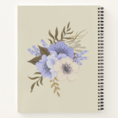 20 Foto Collage Black Biege Pattern Family Notizblock (Rückseite)