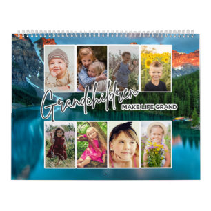 20 Foto "Grandchildren Make Life Grand" Natur Kalender