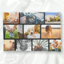 20 Foto-Kissen-Case-Vorlage Collage Black Frame Kissenbezug