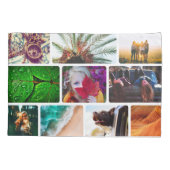 20 Foto Kissen-Case-Vorlage Collage White Frame Kissenbezug (Rückseite)