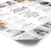 20 FotoCollage 2024 Jahr im Überblick Fotodruck (Ecke)