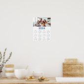 20 FotoCollage 2024 Jahr im Überblick Poster (Küche)