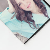 20 Fotos Collage personalisiert Fleecedecke (Ecke)