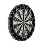 20 Fotos Dartboard mit benutzerdefiniertem Text Dartscheibe (Vorderseite Links)