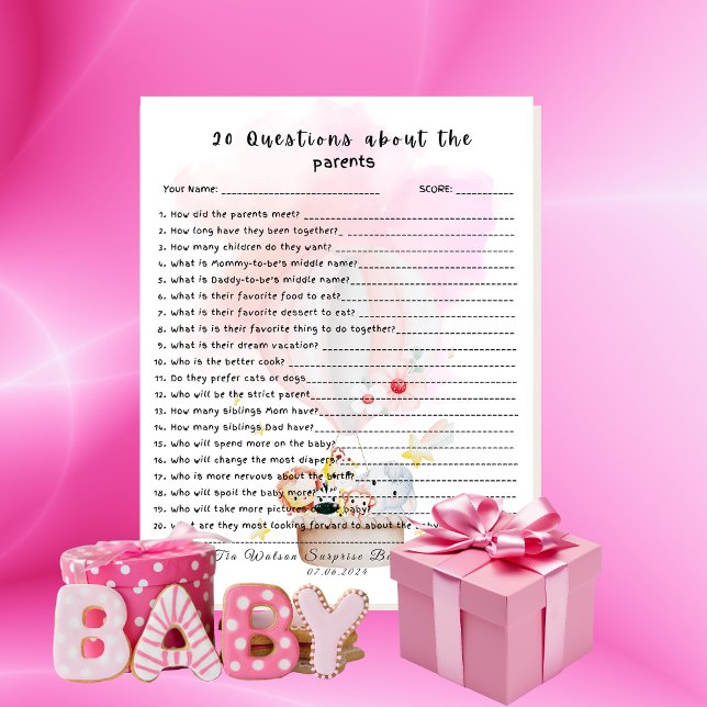 20 Fragen zu den Eltern Baby Animals Safari (Von Creator hochgeladen)