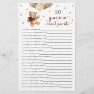 20 Fragen zu Eltern Teddy Bear Baby Shower