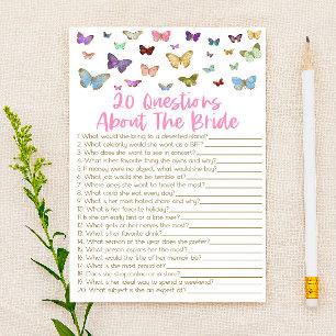 20 Fragen zum Brautparty von Bride Briefpapier