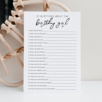 20 Fragen zur Geburtstagskarte