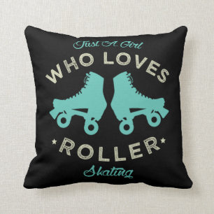 20.Funny Nur ein Mädchen, das Lieben Rolle Skaten  Kissen