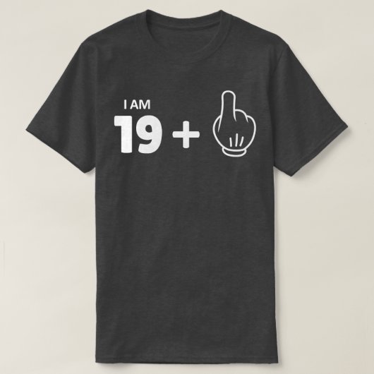 20. Geburtstag 1 T-Shirt (Design vorne)