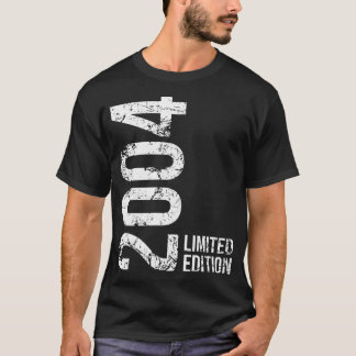 20. Geburtstag 20 Jahre alte Frau Vintag 2004 T-Shirt