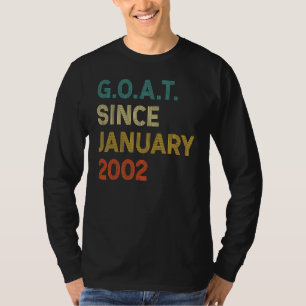 20. Geburtstag 20 Jahre alte Ziege Seit Januar 200 T-Shirt