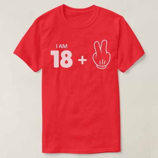 20. Geburtstag 8 T-Shirt (Design vorne)