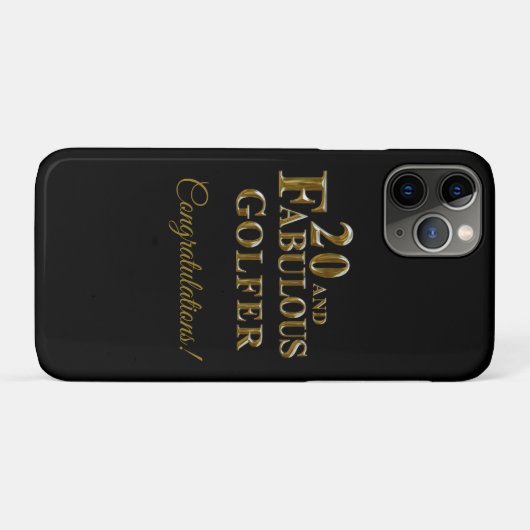 20. Geburtstag Case-Mate iPhone Hülle (Rückseite (Horizontal))