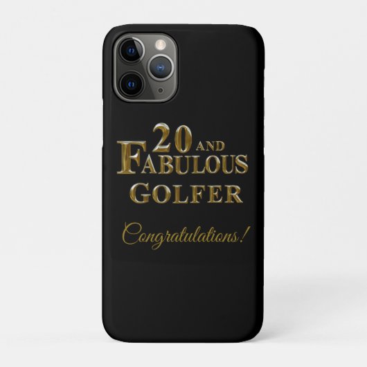 20. Geburtstag Case-Mate iPhone Hülle (Rückseite)